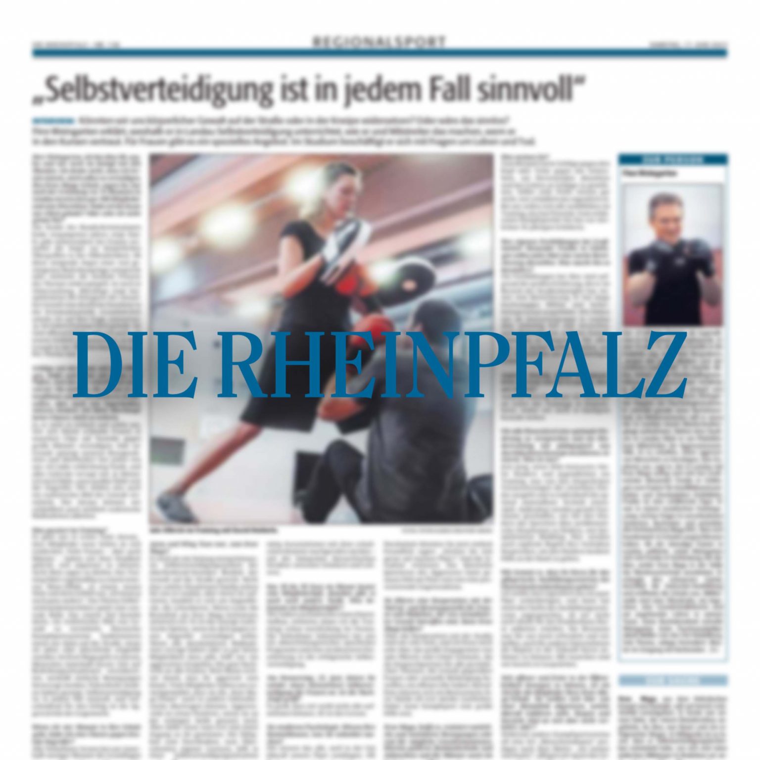 Artikel Reihnpfalz Zeitung